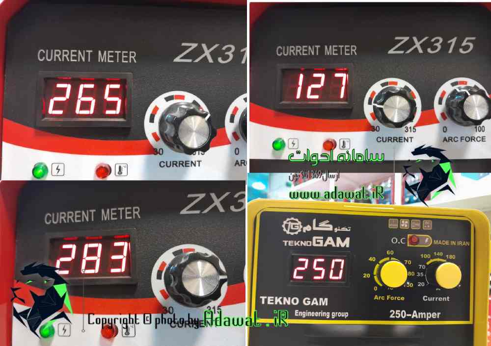 پوستر سامانه ادوات | مطلب  ولوم Current دستگاه جوش اینورتر | دقت بالای ولوم و تاثیر بر نمایشگر