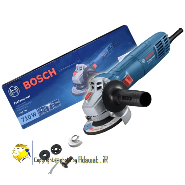 مینی فرز بوش 710 وات 115 میلی متر / مدل GWS 700 Bosch