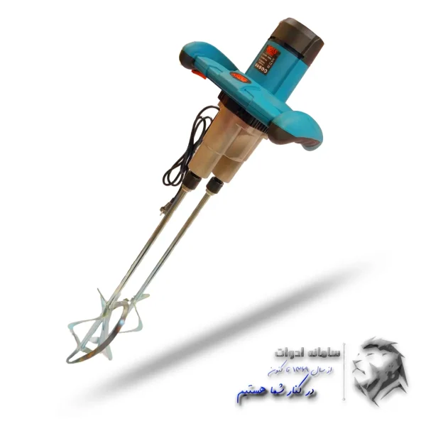 تصویر همزن صنعتی دو تیغ در حالت خوابیده