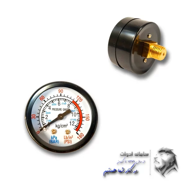 لوازم جانبی موتور کمپرسور باد: گیج میزان باد