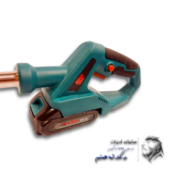 قسمت باتری و کلید کنترل علف زن شارژی باس