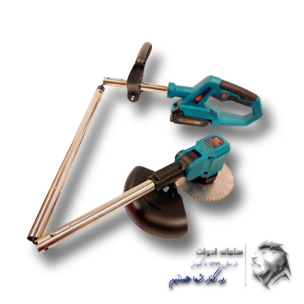 نحوه جمع شدن لوله علف زن شارژی باس