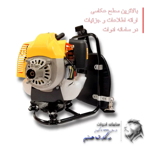 قسمت اتصال سیستم کنترل به موتور علف زن پشتی دو زمانه آریو