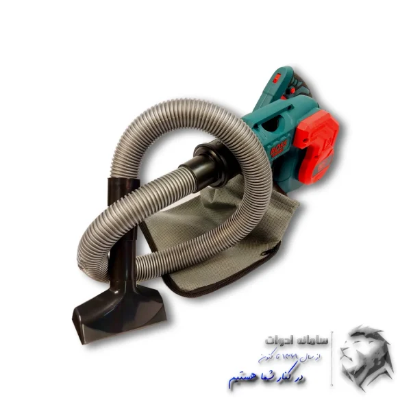 بلوور جاروبرقی صنعتی باس با کیسه و لوله خرطومی از سمت راست