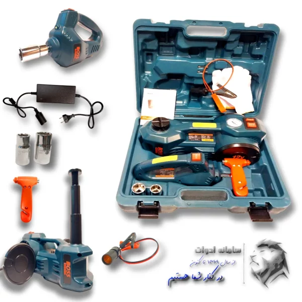 کیت پنچرگیری سه کاره برق شهری باس تصویر معرفی