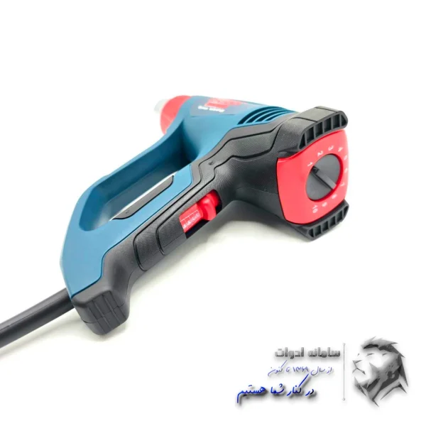 سشوار صنعتی 3000 وات دیمردار باس تصویر دیمر تنظیم حرارت