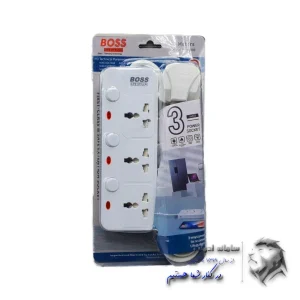 چند راهی برق 3 خانه کلید مجزا BOSS مدل MP-305 5 سیم سیار سه راهی کلید مجزا تصویر معرفی