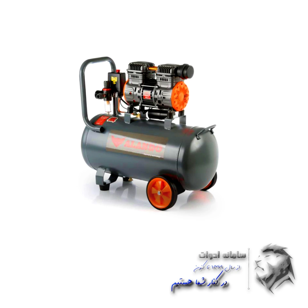 کمپرسور باد سایلنت بدون روغن آلاندو عکس اول