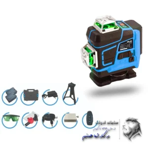 تراز لیزری 16 خط 2 باتری نور سبز پالاس مدل 4 بعدی 9 تراز لیزری 4 خط نور سبز پالاس تصویر معرفی