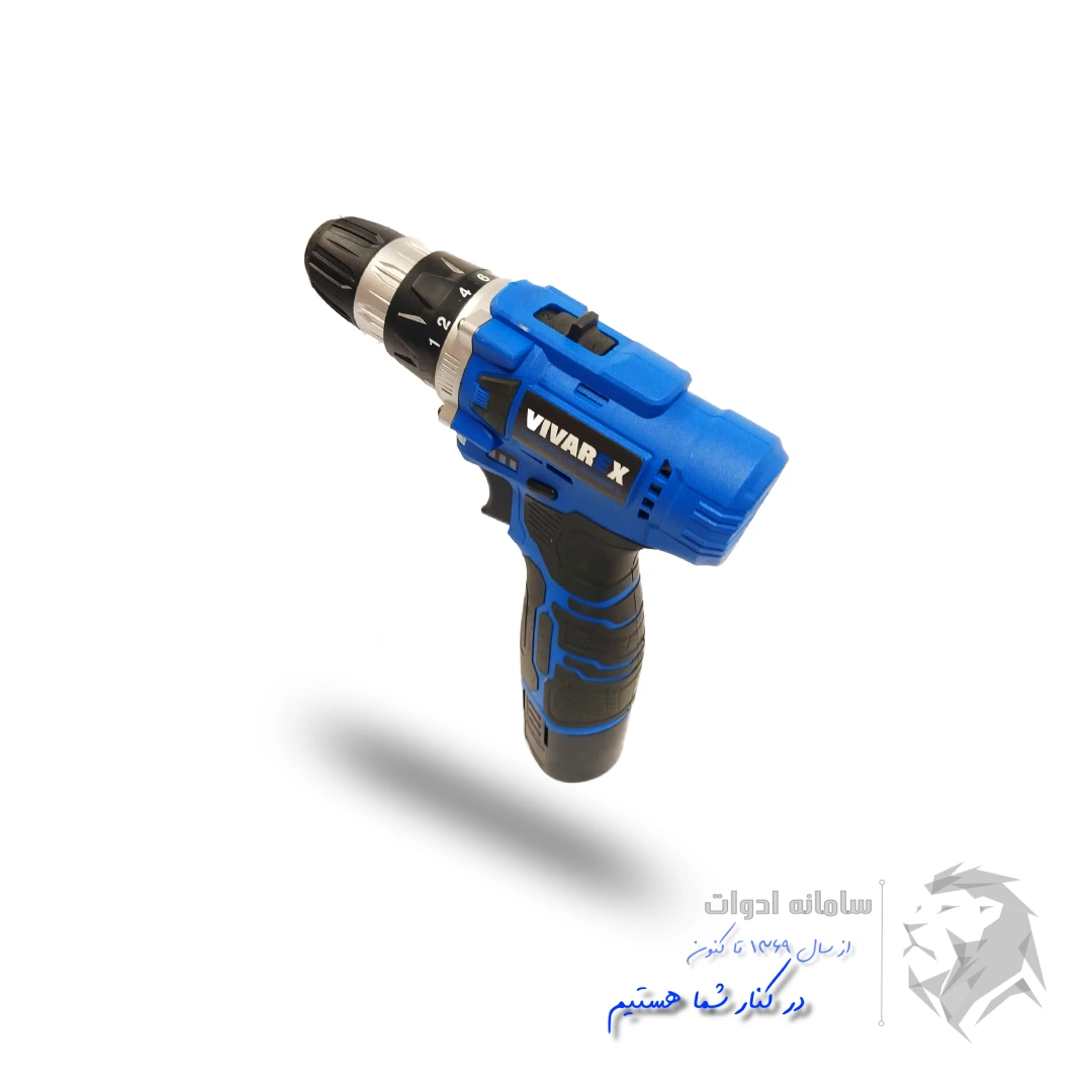 دریل پیچ گوشتی شارژی دو باطری کیفی ویوارکس مدل 12 ولت +فیلم معرفی 12 دریل پیچ گوشتی شارژی دو باطری کیفی ویوارکس مدل 12 ولت +فیلم معرفی