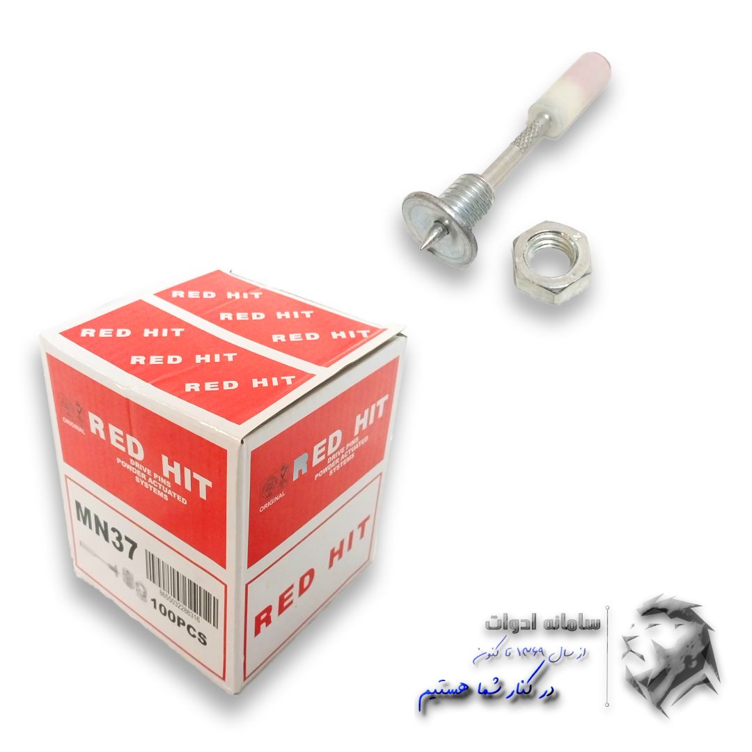 میخ میخکوب دستی پیچی با مهره تصویر معرفی